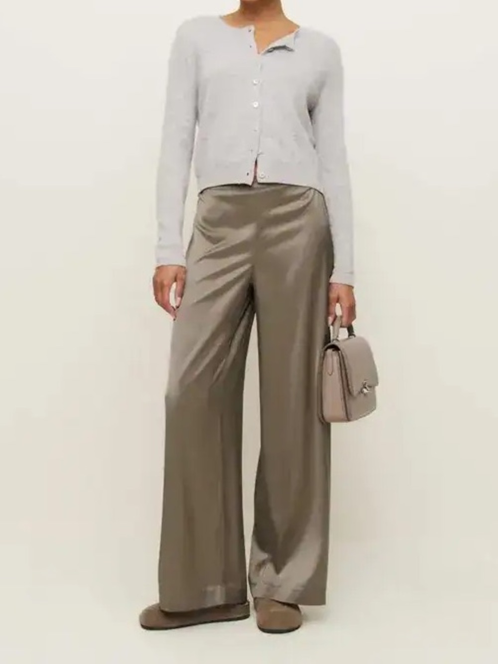 NWOT Reformation Norah Wide Leg Satin Pant Size XS